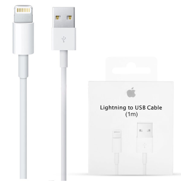 כבל טעינה USB ל LIGHTNING מקורי אפל